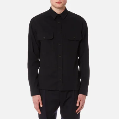 Lemaire Men's Soft Military Shirt - Black