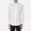 Vivienne Westwood Men's Poplin Cutaway Long Sleeve Shirt - White - Image 1