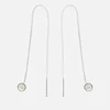 Cornelia Webb Women's Refined Pearl Chain Earrings - Silver - Image 1