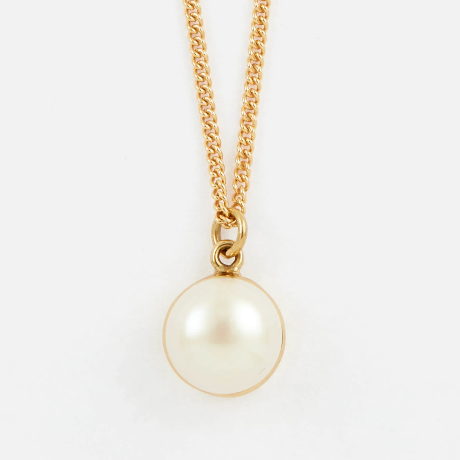 Cornelia Webb Women's Pearled Single Necklace - Gold Image 1