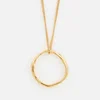 Cornelia Webb Women's Charmed Mono Me Necklace - Gold - Image 1