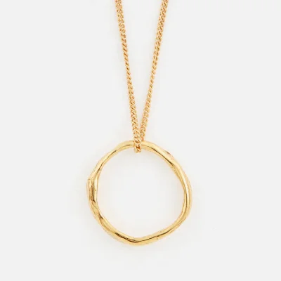 Cornelia Webb Women's Charmed Mono Me Necklace - Gold
