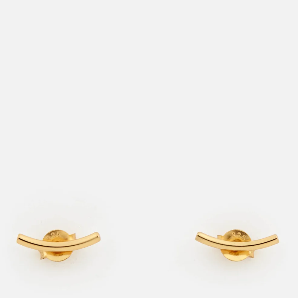 Cornelia Webb Women's Charmed Small Stud Earrings - Gold Image 1