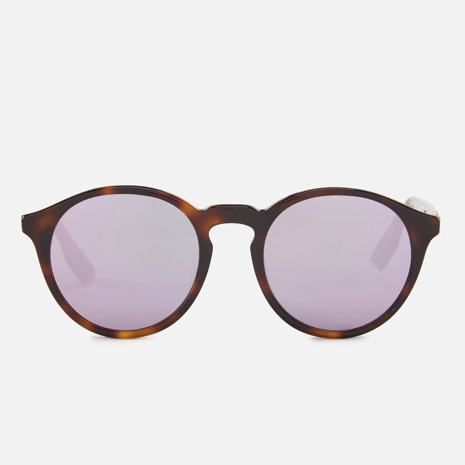 McQ Alexander McQueen Round Lens Sunglasses - Havana/Pink Image 1