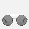 McQ Alexander McQueen Women's Round Metal Frame Sunglasses - Black/Black - Image 1