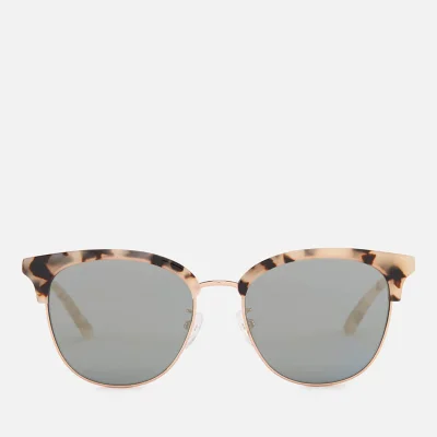 McQ Alexander McQueen Women's Rimless Base Sunglasses - Avana/Avana/Gold