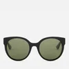Gucci Women's Club Master Sunglasses - Black/Green - Black - Image 1