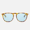 Gucci Men's Tortoise Frame Sunglasses - Blue - Image 1