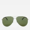 Gucci Men's Aviator Sunglasses - Green - Image 1
