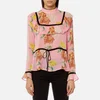 Ganni Women's Marceau Georgette Shirt - Sea Pink - Image 1