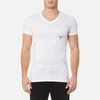 Emporio Armani Men's Stretch Cotton V Neck T-Shirt - Bianco - Image 1