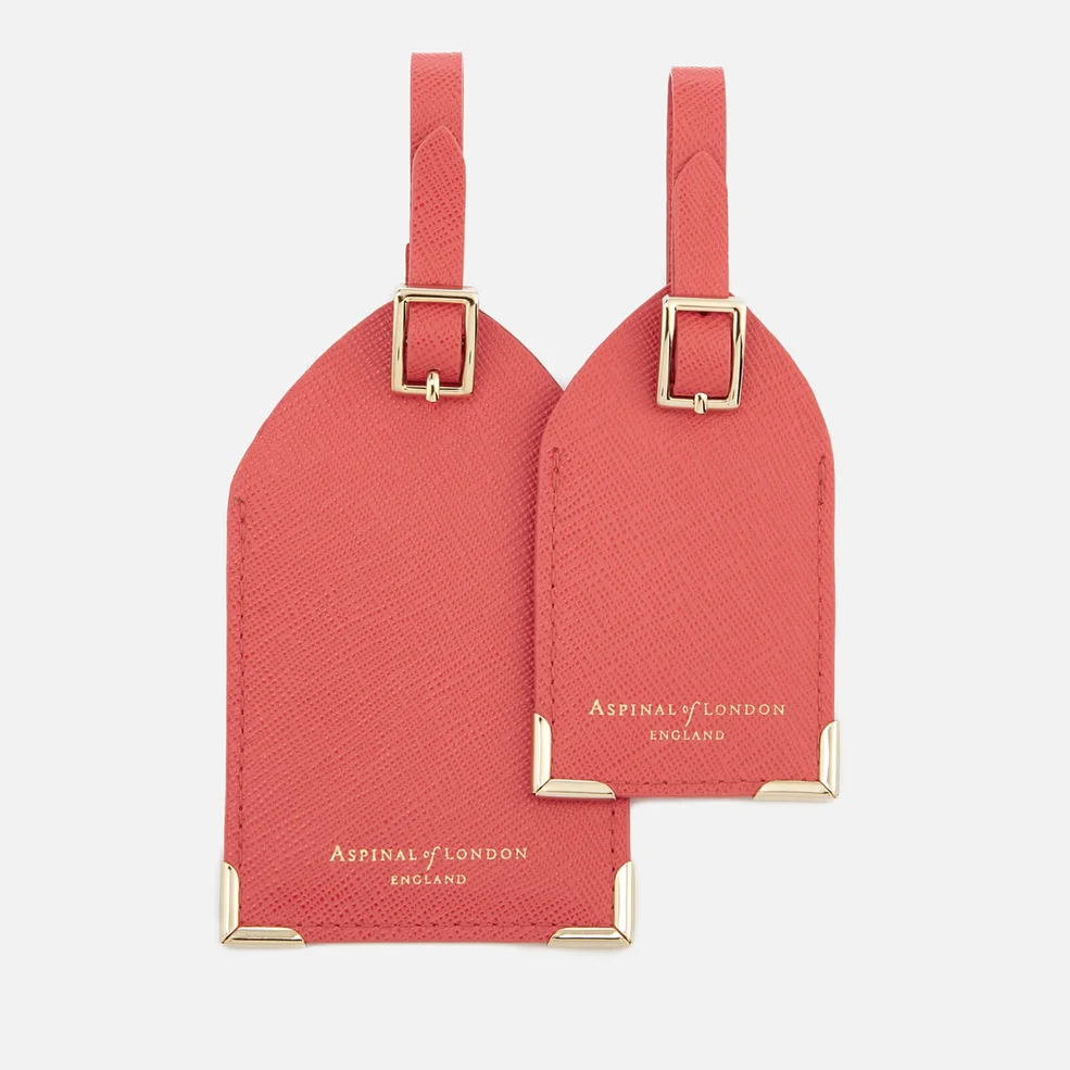 Aspinal of London Women's Set of Two Luggage Tags - Dahlia Image 1
