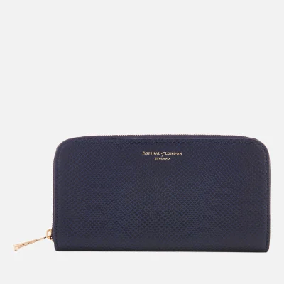 Aspinal of London Women's Continental Clutch Wallet - Midnight Blue