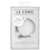 Le Cord Solid Silver Lightning Cable (2m) - Image 1
