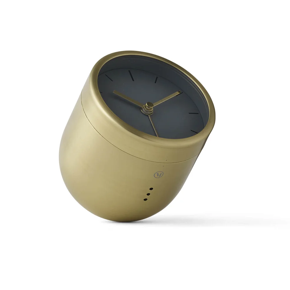 Menu Norm Tumbler Alarm Clock - Brass Image 1