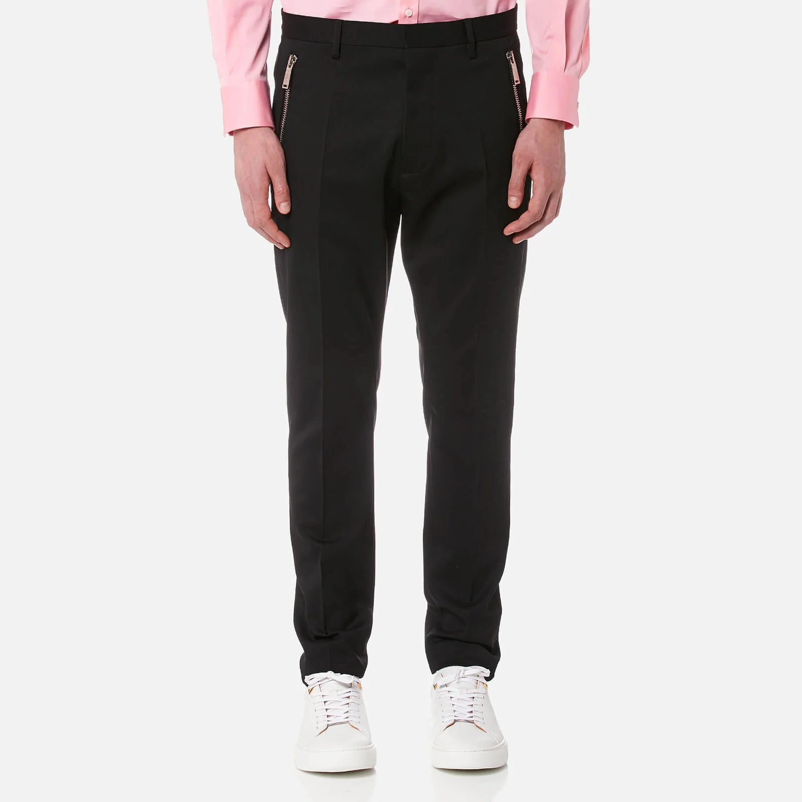 Dsquared2 Men's Zip Detail Hockney Fit Trousers - Black Image 1