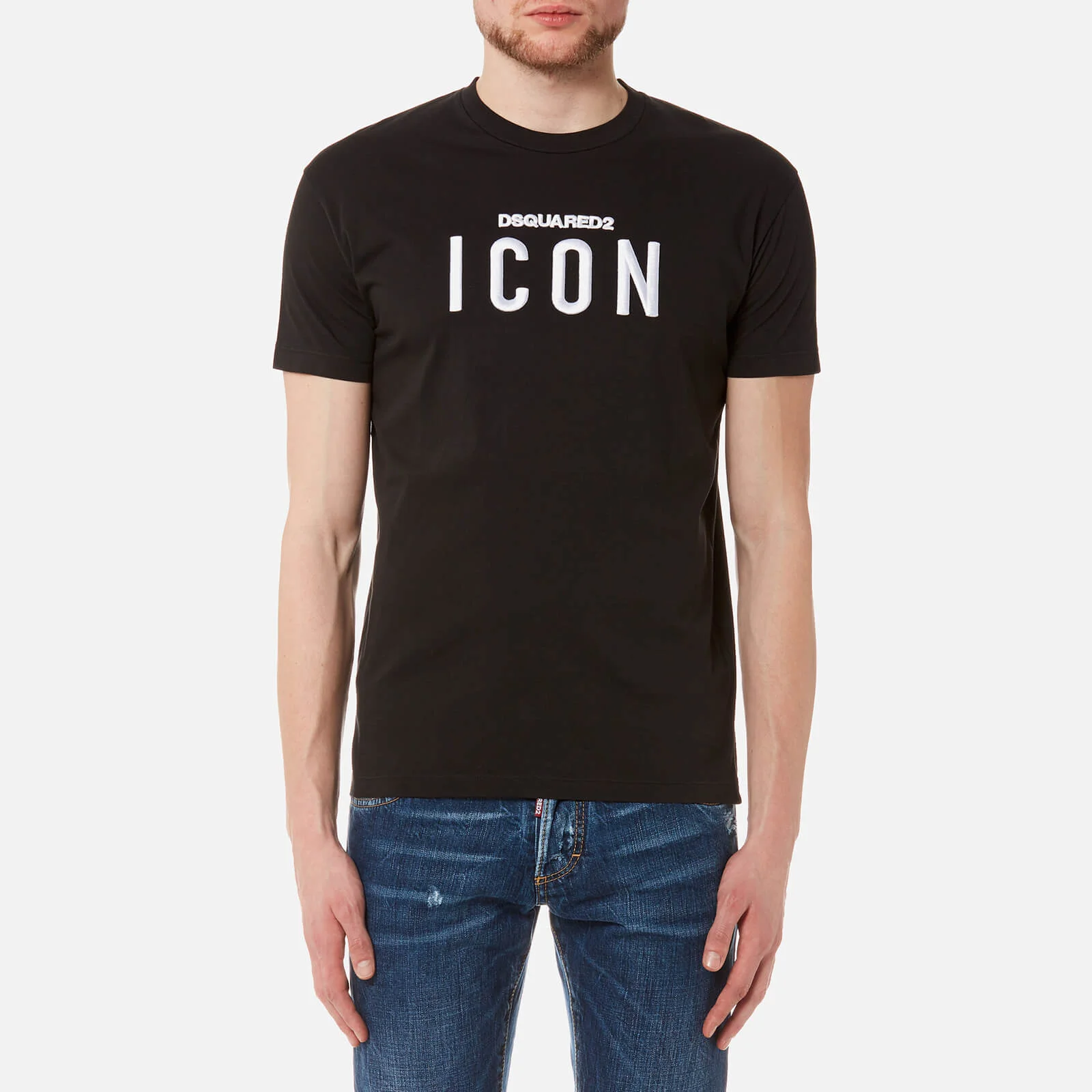Dsquared2 Men's Icon Logo Long Cool Fit T-Shirt - Black Image 1