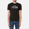 Dsquared2 Men's Icon Logo Long Cool Fit T-Shirt - Black - Image 1