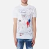 Dsquared2 Men's Scouts Camp Long Cool Fit T-Shirt - White - Image 1