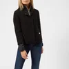 Herno Women's Tweed Short Jacket with Hood - Black - Image 1