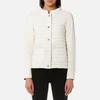 Herno Women's Matt and Shiny Side Long Sleeve Quilted Coat - Black/White - Image 1