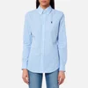 Polo Ralph Lauren Women's Poplin Gingham Shirt - Blue - Image 1