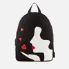 Lulu Guinness Women's Kissing Cameo Backpack - Black - Image 1