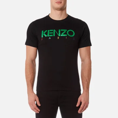 KENZO Men's Paris Logo T-Shirt - Black