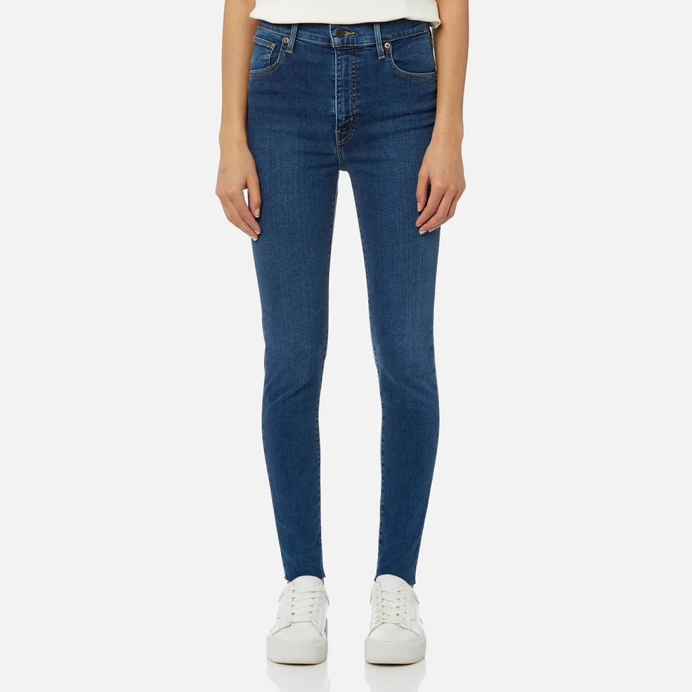 Levi's Women's Mile High Super Skinny Jeans - Indigo Fusion Image 1