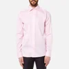 Eton Men's Slim Fit Cut Away Collar Single Cuff Shirt - Pink/Red - Image 1