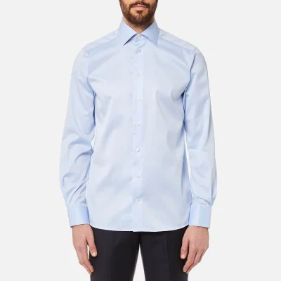 Eton Men's Contemporary Fit Cut Away Collar Single Cuff Shirt - Sky Blue