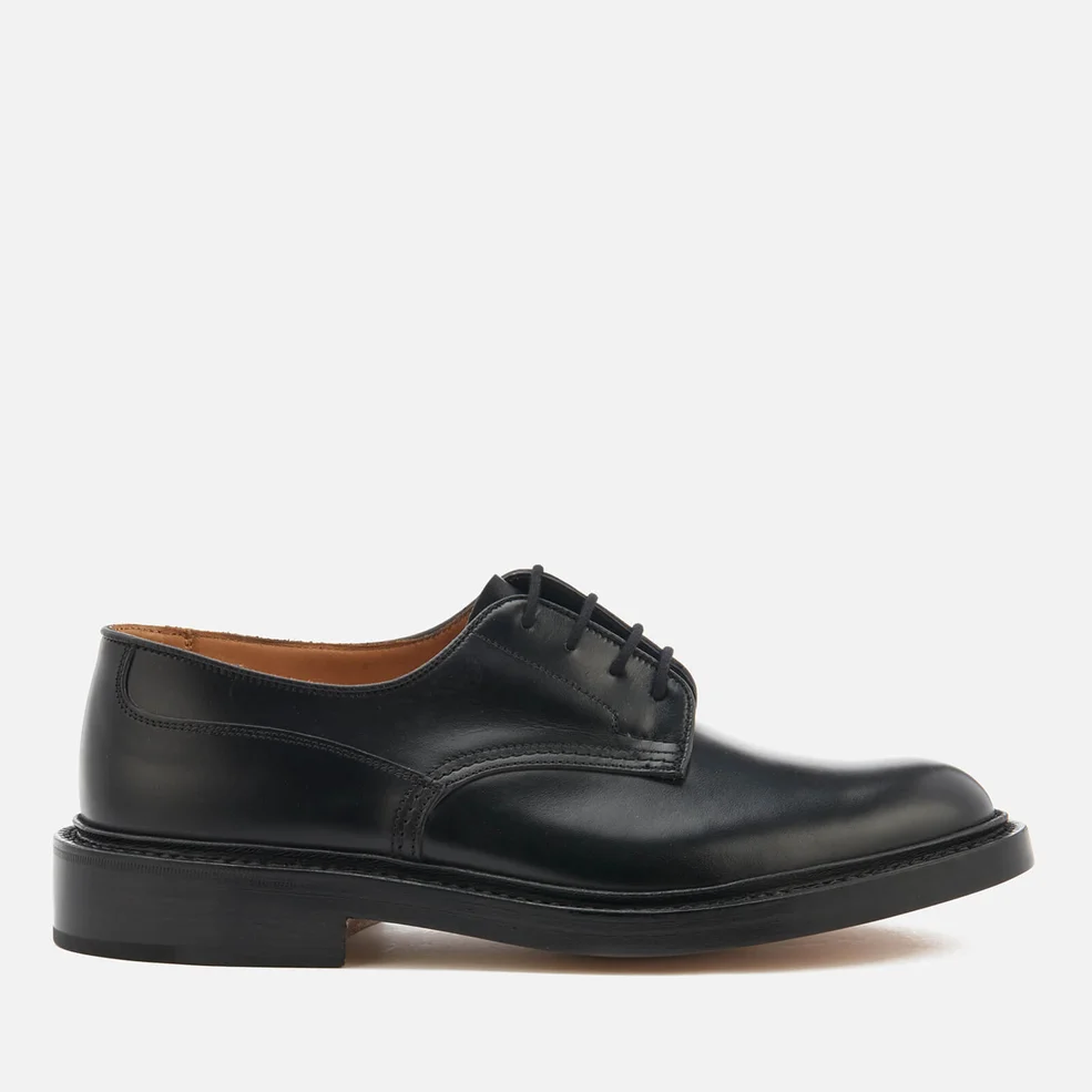 Tricker's Men's Woodstock Leather Derby Shoes - Black Image 1