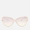 Tom Ford Women's Elise Butterfly Shape Sunglasses - Rose Gold/Gradient - Image 1