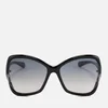 Tom Ford Women's Astrid Oversized Sunglasses - Black/Gradient Smoke - Image 1