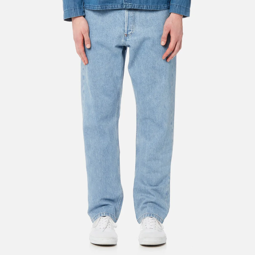 A.P.C. Men's Standard Jeans - Selvedge Indigo Delave Image 1