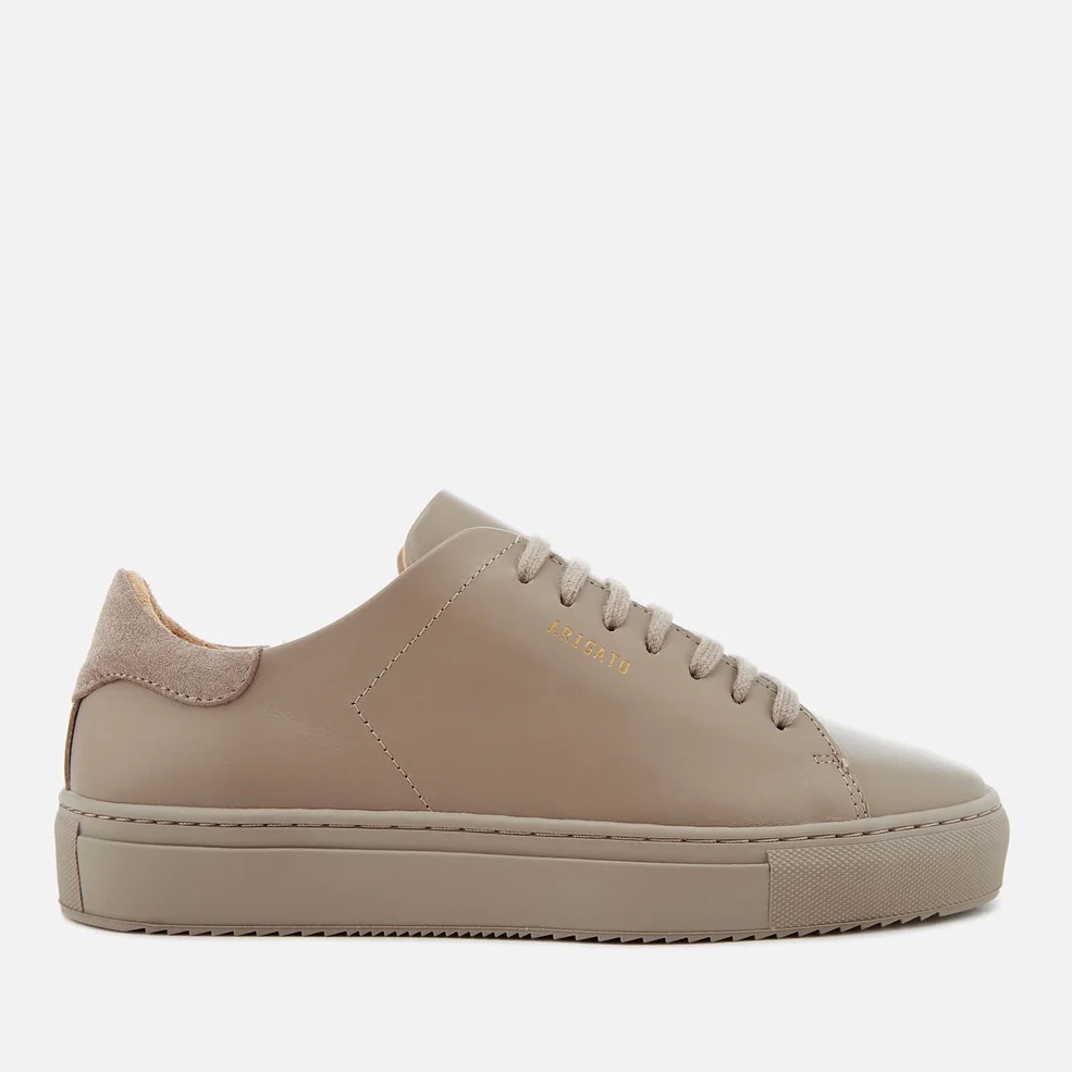 Axel Arigato Women's Clean 90 Monochrome Leather Trainers - Taupe Image 1
