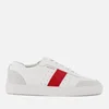 Axel Arigato Men's Dunk Leather Trainers - White/Red - Image 1
