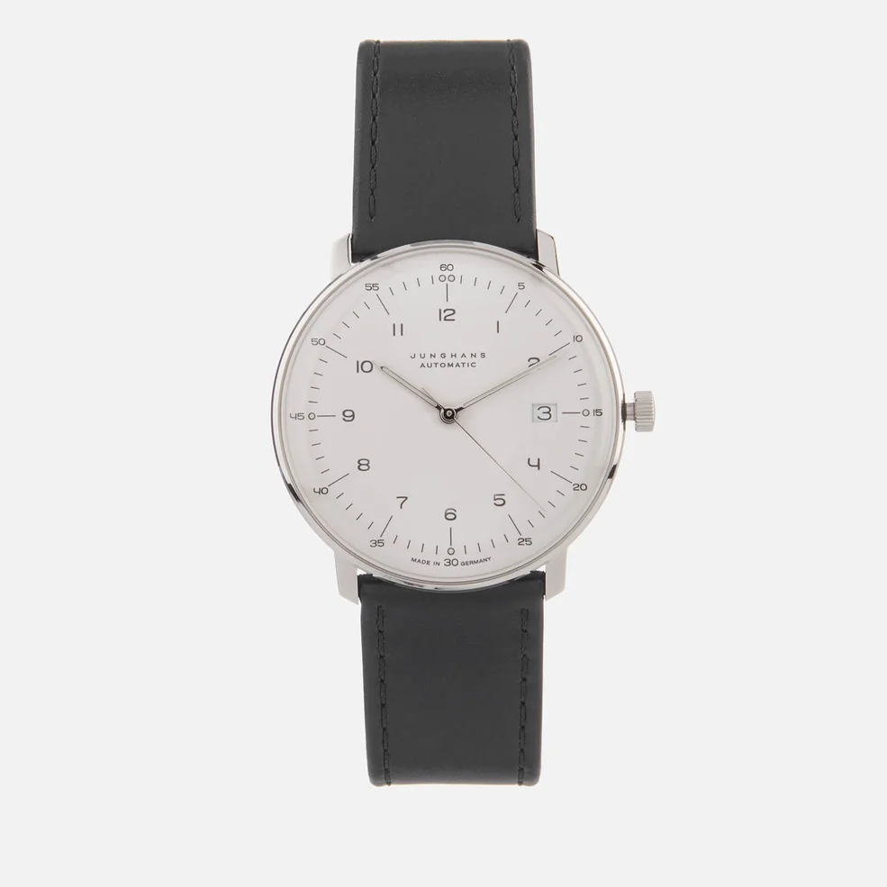 Junghans Men's Max Bill Automatic Watch - White/Black Image 1