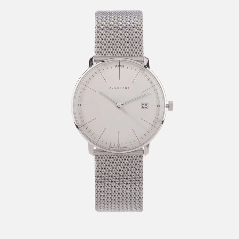 Junghans Men's Max Bill Quartz Watch - White/Silver Image 1