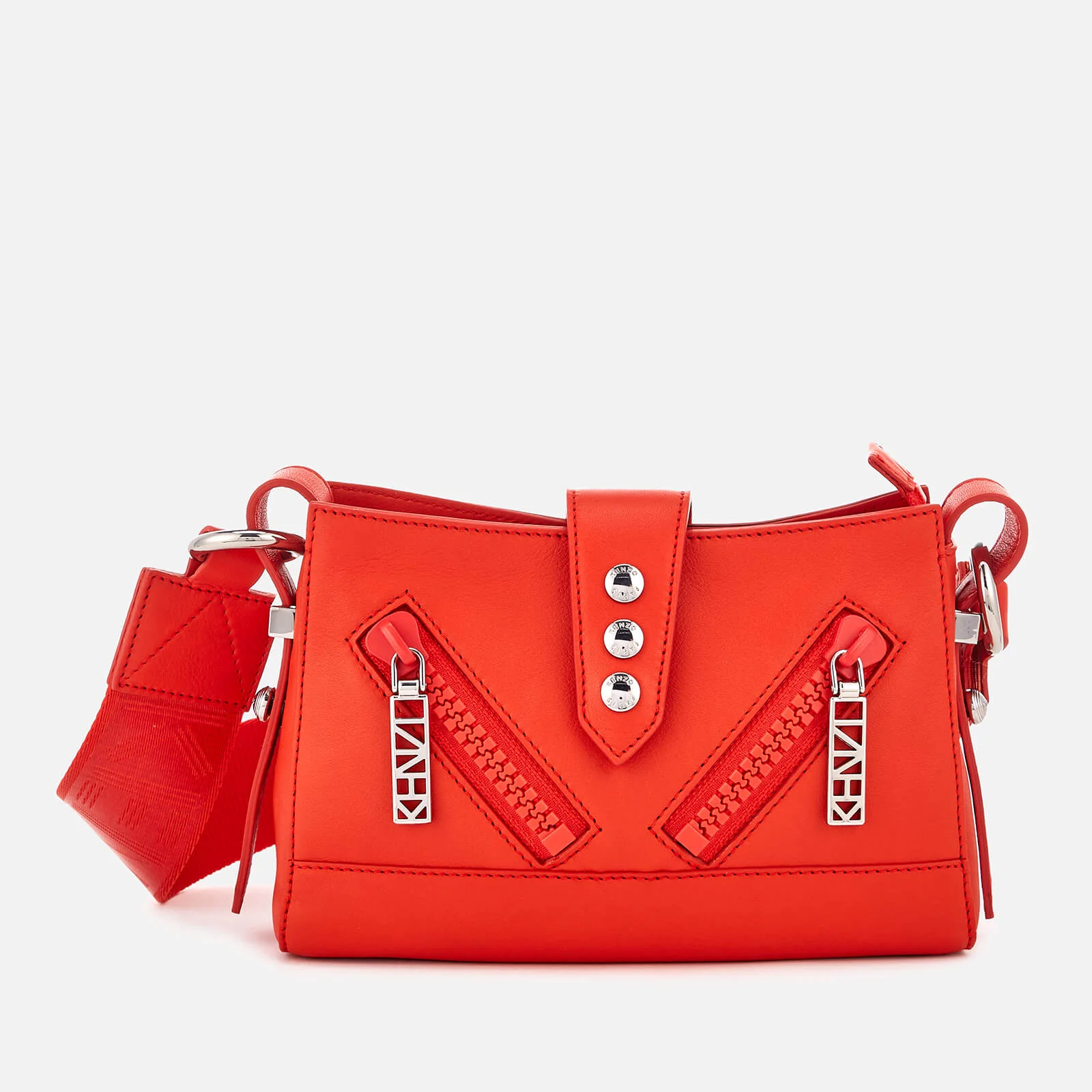 KENZO Women's Kalifornia Mini Shoulder Bag - Medium Red Image 1