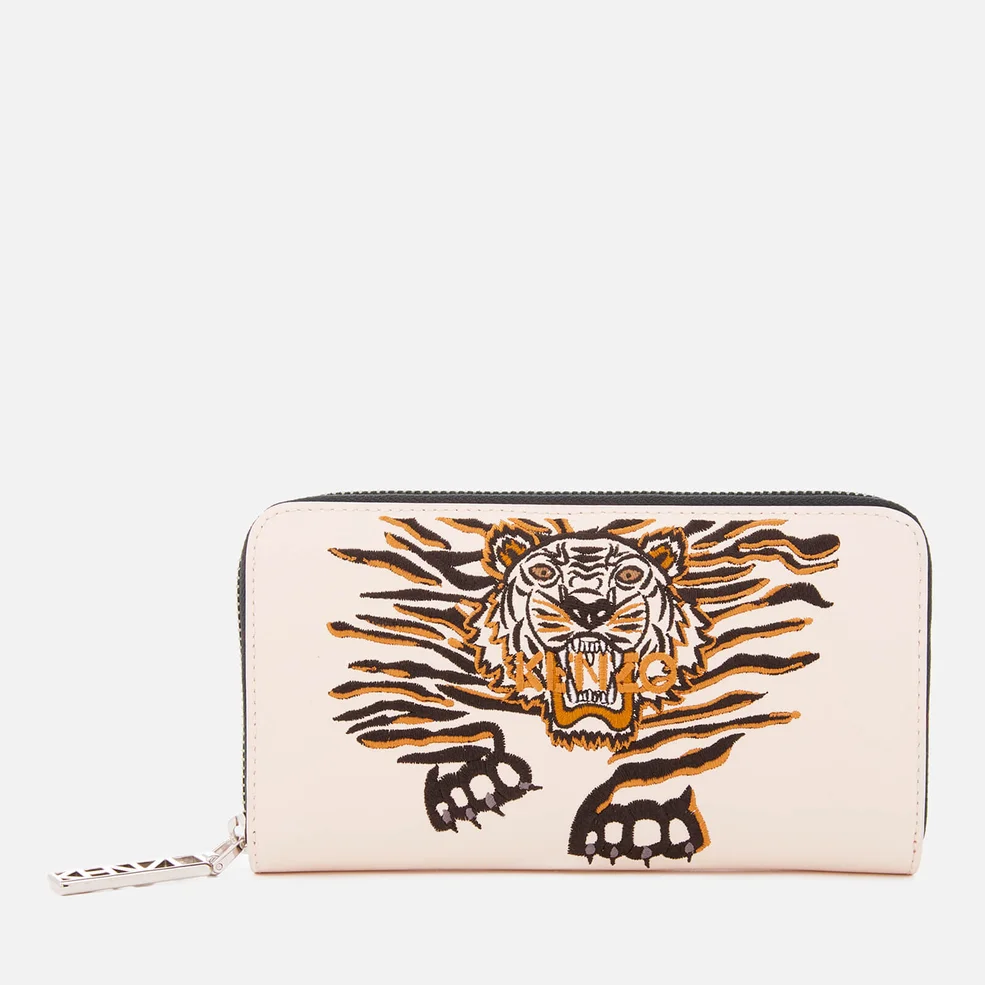 KENZO Women's Icon Continental Wallet - Faded Pink Image 1