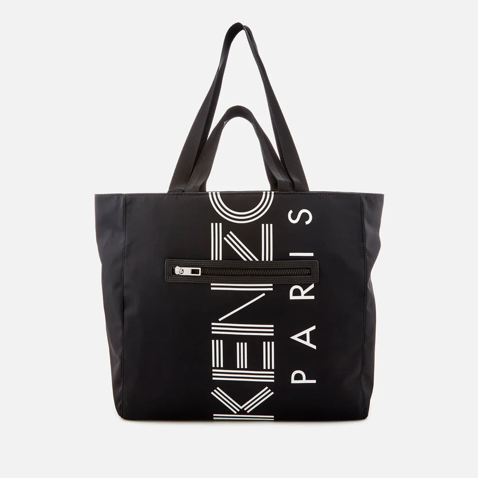 KENZO Women's Logo Nylon Tote Bag - Black Image 1