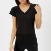 FALKE Ergonomic Sport System Women's Short Sleeve Silk Wool T-Shirt - Anthracite Melange - Image 1