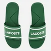 Lacoste Men's L.30 118 2 Slide Sandals - Green/White - Image 1