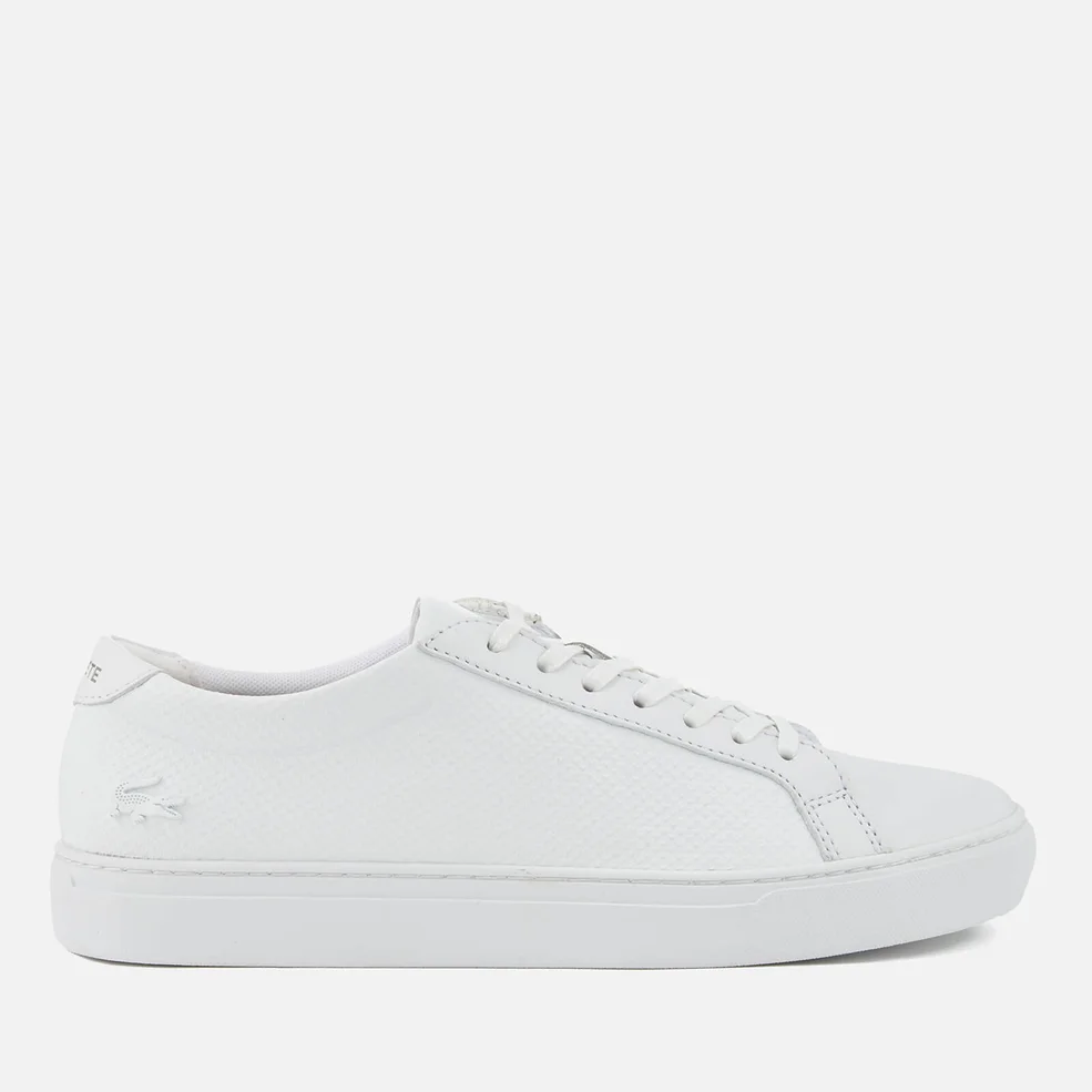 Lacoste Men's L.12.12 115 Leather Cupsole Trainers - White Image 1