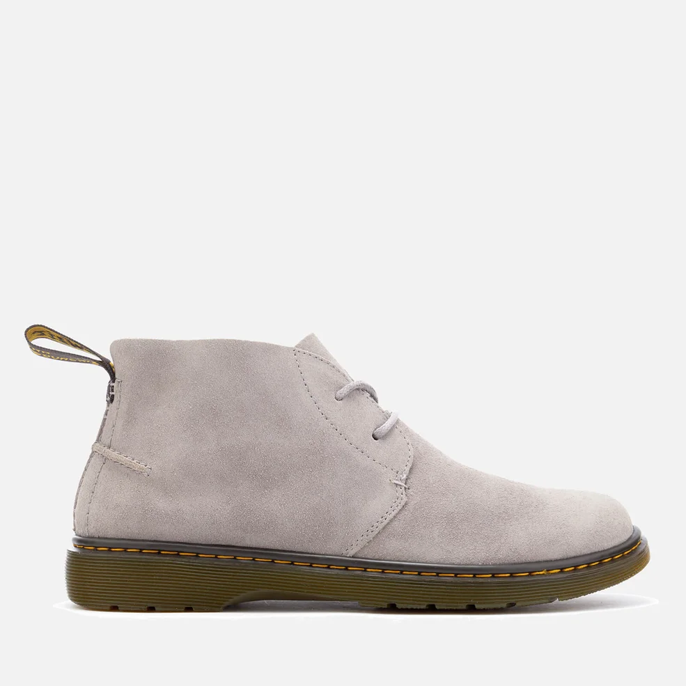Dr. Martens Men's Ember Bronx Suede Lace Low Boots - Mid Grey Image 1