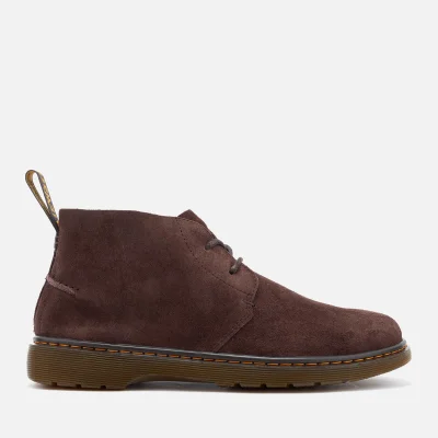 Dr. Martens Men's Ember Bronx Suede Lace Low Boots - Dark Brown