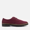 Dr. Martens Men's Delray Overdyed Twill Canvas Lace Shoes - Oxblood - Image 1