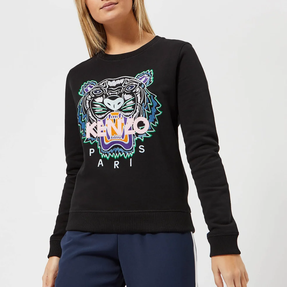 KENZO Women's Tiger Sweatshirt - Black Image 1