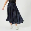 KENZO Women's Medium Stripes Viscose Jacquard Skirt - Black - Image 1